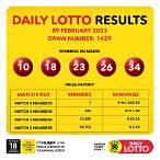 lottery result out
